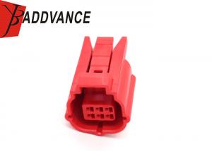 Quality 6 Pin Female Waterproof Automotive Connectors Red For OBD System Of Motorcycle wholesale