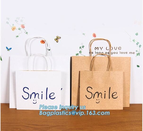 Custom made paper bag paper carrier bag luxury paper bag tote bag rope handle shopper bag,shopping bag slogan paper carr