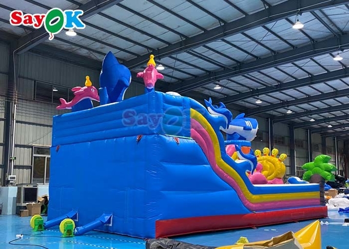 Inflatable Castle Slide Commercial Blow Up Jumping Combo Bounce House Inflatable Castle Bounce Slide