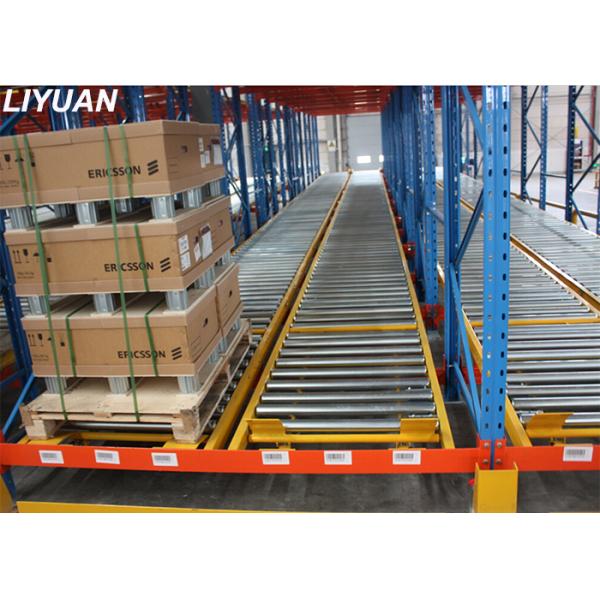 Anti Corrosion Gravity Flow Pallet Rack Robot Welding Warehouse Storage Shelves