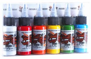 China Primary Eternal Tattoo Ink Kit No Side Effects Gradient Colorful 50 Bottles on sale