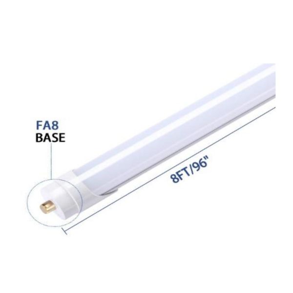IP20 4320LM 36 Watt 8FT FA8 Base LED Tubelight 120 Degree