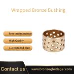 Engine Connecting Perforated Wrapped Bronze Bearings CuSn8
