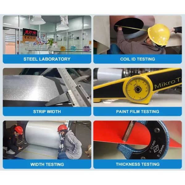 1200mm Prepainted Galvanized PPGI Steel Coils Color Coated