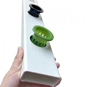 China NFT Hydroponic Channel Growing Plants PVC Plastic Pipe Pouch Holes for Optimal Growth on sale