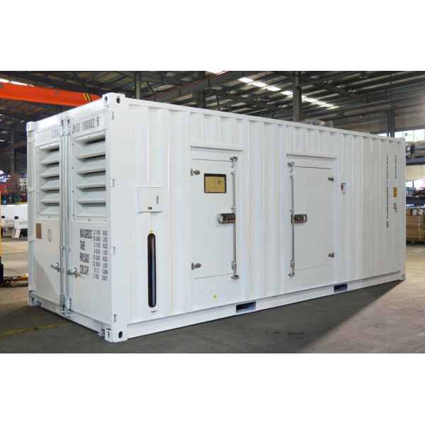 75dB Electric Start Water Cooled Standby Diesel Generator With ±1% Voltage Regulation