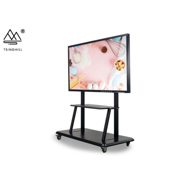Cheap 3840*2160 UHD Infrared Whiteboard 65 Inch Interactive Touch Screen for sale
