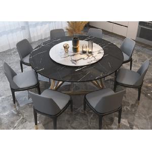 ISO14001 Rock Slab Family Strong Durable Dining Table