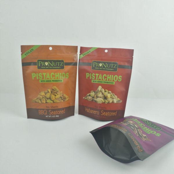 CBD Plastic Snack Bag Packaging Stand Up Zipper Pouches CMYK Printing