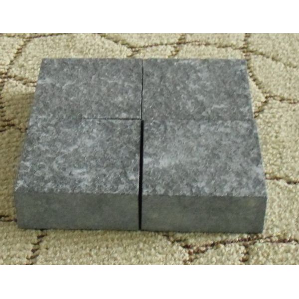 G684 Fuding Black Granite Basalt Small Slab Tile Polished Flamed Leather Finished