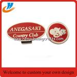 Custom iron material hat clip,magnet hat clips with gold plated