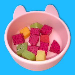 Quality Kitten Shape Silicone Feeding Bowl Customized Feeding Infant Suction Bowls wholesale