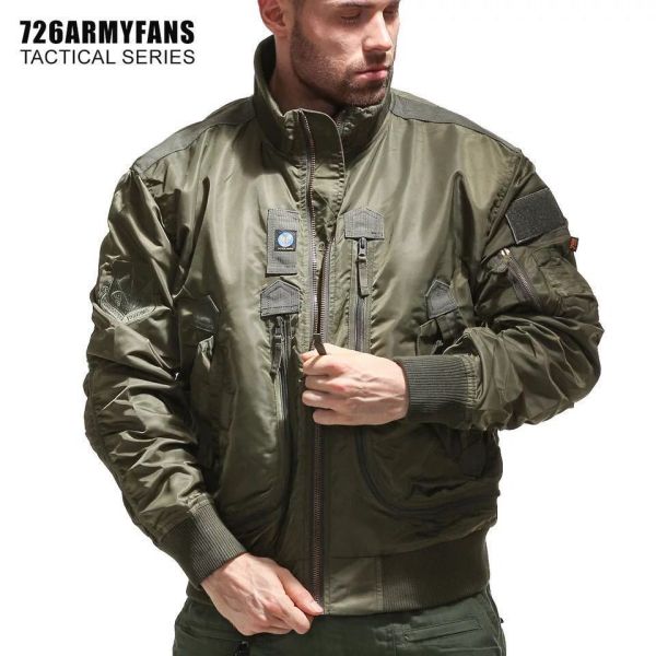Quality Zipper Heavy Winter Jacket Causal Bomber Mens Varsity Jacket wholesale