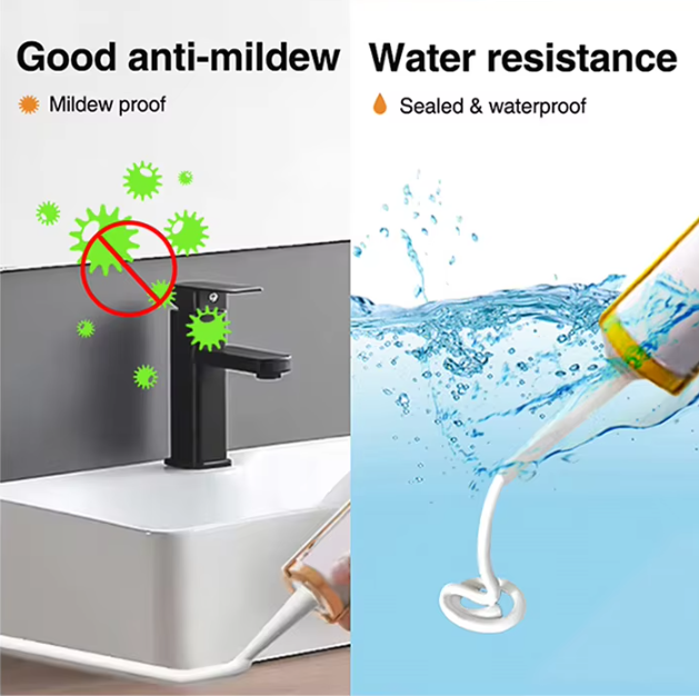 Exterior Wall Water Room Balcony Metal Silicone Sealant Highly Sticky Building
