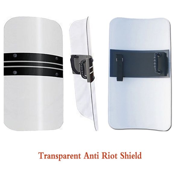 Customize Size Transparent Riot Shield Safety For Military Police Security Protection