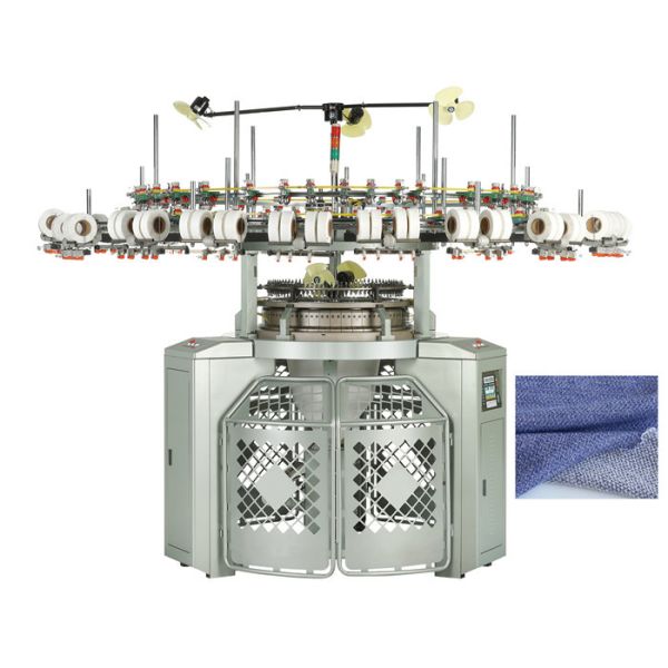 3 Thread Circular Single Jersey Knitting Machine For Fleece