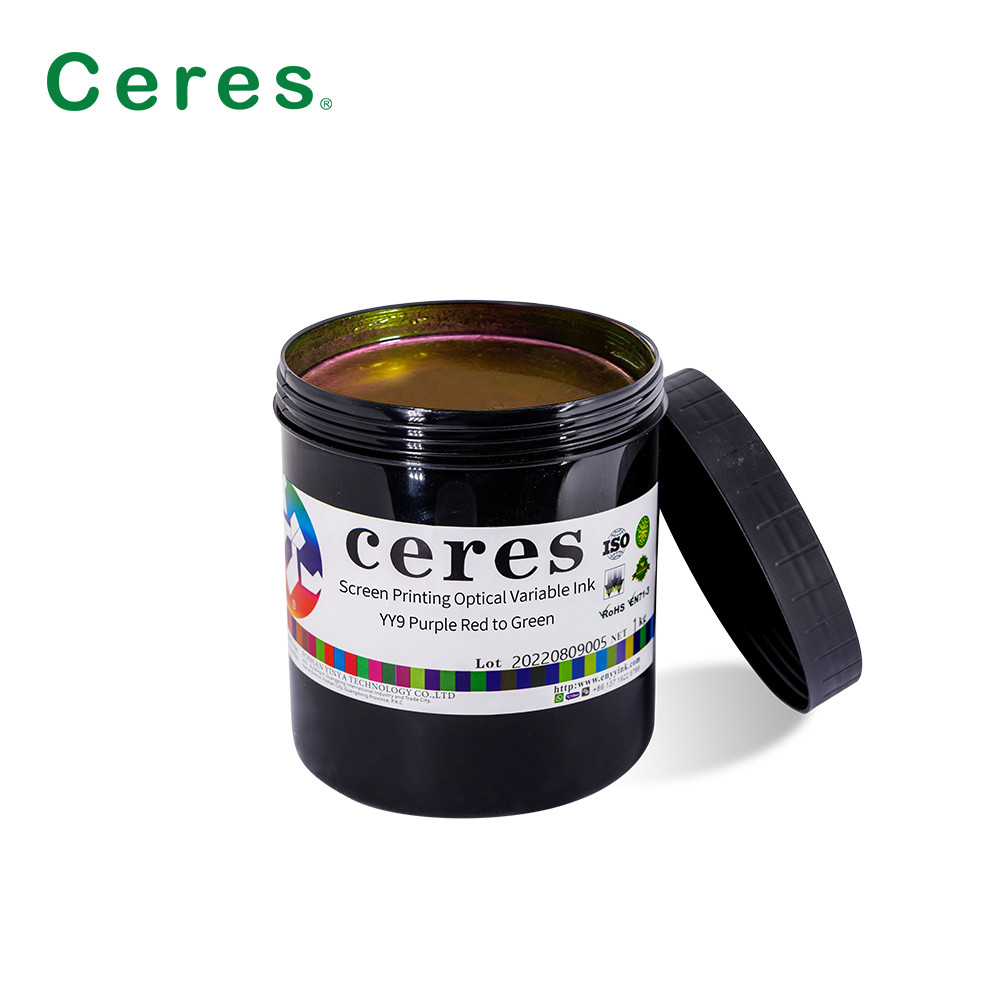 Quality Screen Printing Optical Varible Ink YY9 Purple Red To Green wholesale