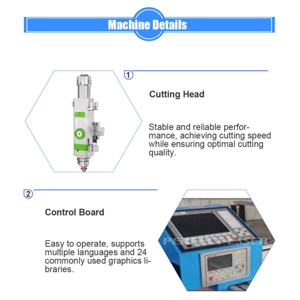 1500W 2000W 3000W 6000W Portable Gantry Metal Sheet Fiber Laser Cutting Machine