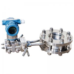 China Orifice Plate Gas Type Hart Protocol Flow Meter With Flange Assembly on sale
