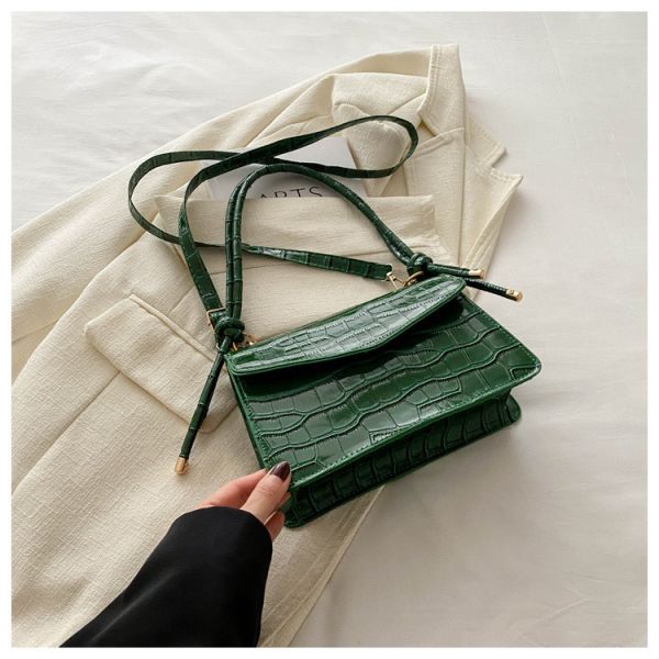 PATENT LEATHER PURE COLOR QUALITY ALL-IN-ONE BAG WOMEN'S HAND BILL SHOULDER CROSSBODY BAG UNDERARM WOMEN'S BAG