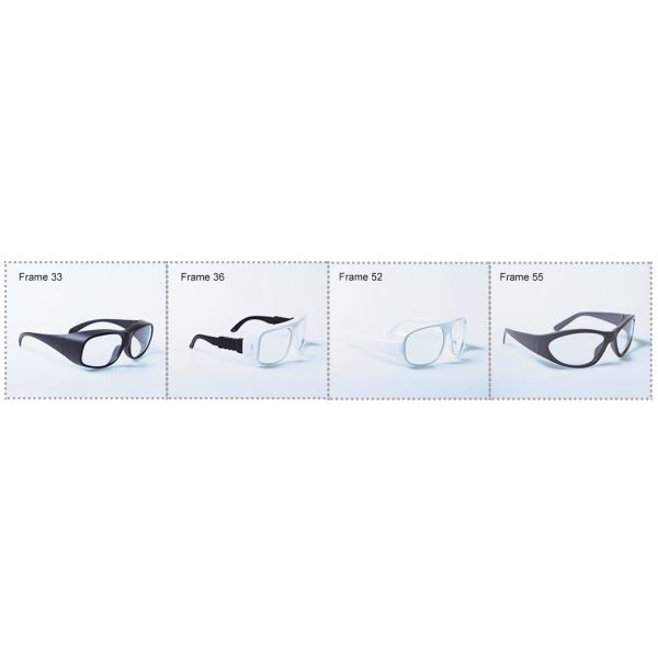 CE EN207 Er Laser Safety Glasses , 2700-3000nm OD6+ Laser Protective Goggles