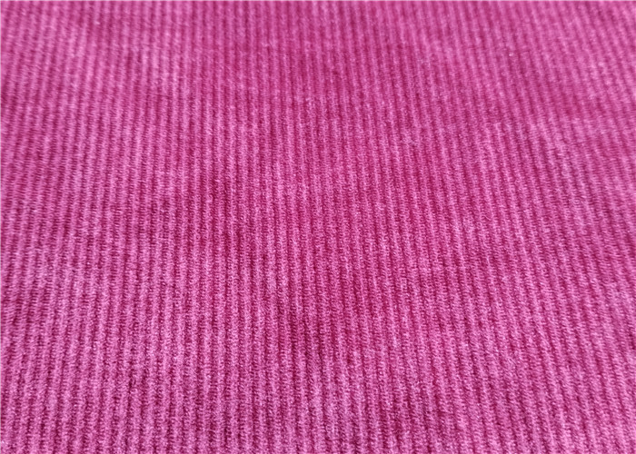 Manufacturer AB Yarn Pin Strip Fabric For Dress / Jersey Velvet Super Soft Spandex Fabric