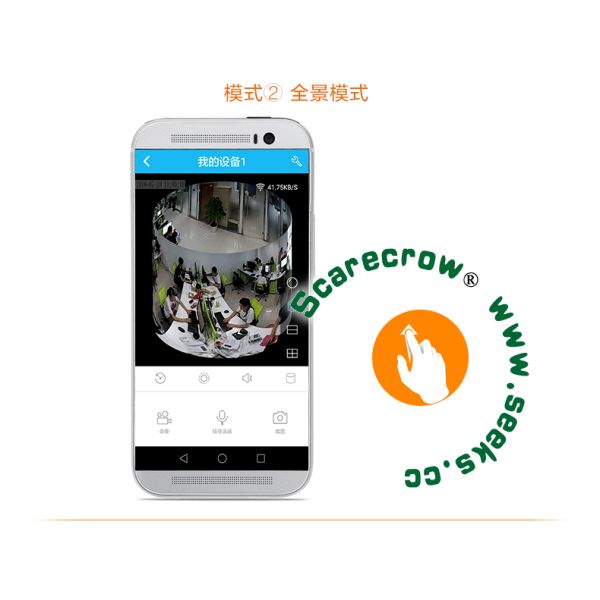 VR 360° degree fish-eye Wi-Fi panoramic camera 10M~30M Panorama 360 ° fisheye camera, WiFi links and network links