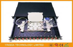 Quality 12 Port FC Fiber optic Patch Panel rack mount , 12 Fibers FC SM SX ODF Patch Panel wholesale