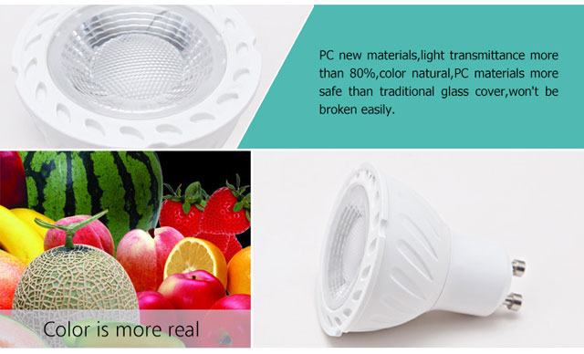 High bright 5w GU10 spot light factory