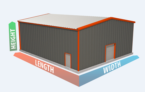 Prefabricated Structural Steel Buildings ASTM A36 Carbon Steel