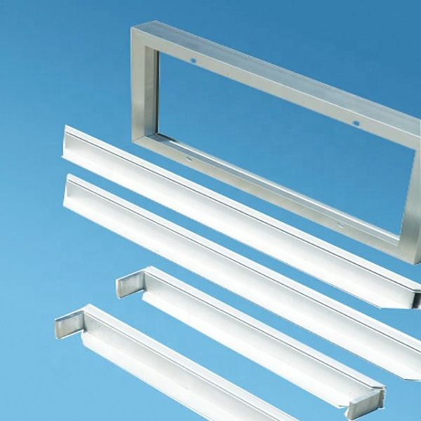 Lightweight Square Aluminium Solar Panel Frame Good Wear Resistance