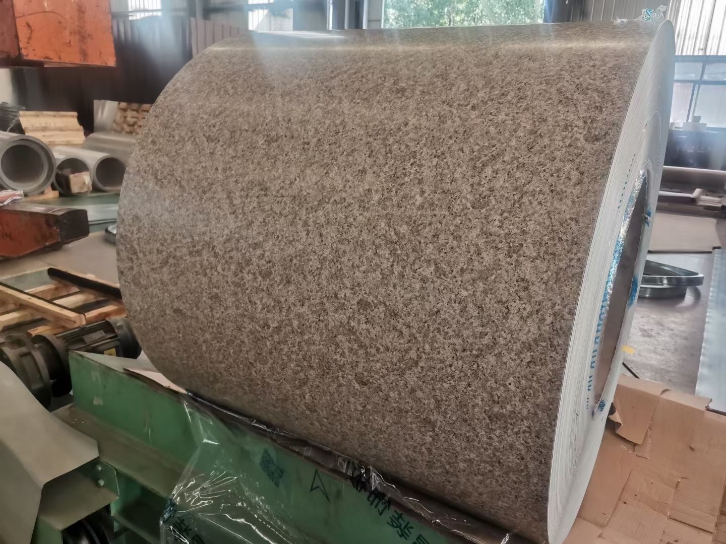 Polyester(PE) Color Coated Prepainted Galvanized PPGI Steel Coil 0.28*600mm Printech Color Coated Coil JIS G3302; EN1014