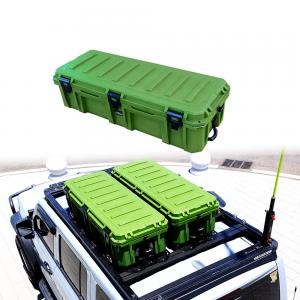 Quality Explosion Proof Car Roof Storage Box Green 4X4 Roof Top Cargo Box wholesale