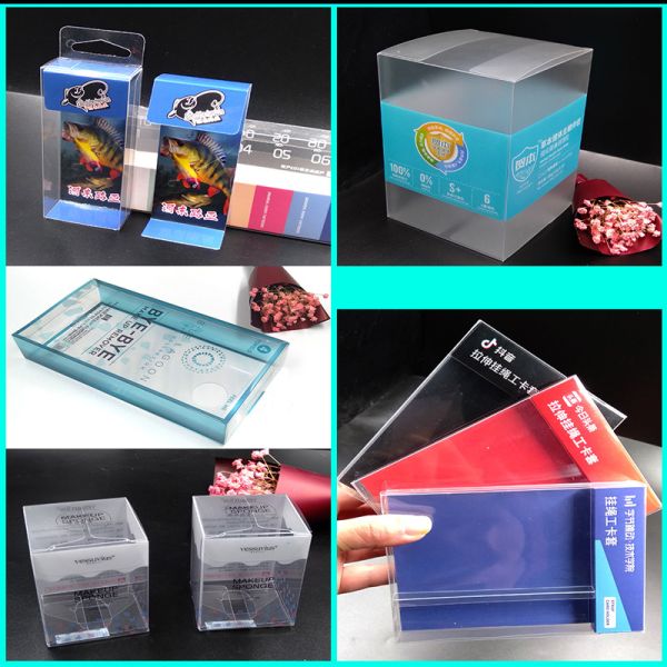 PETG PP Printed Packaging Box Transparent Plastic Package Boxes