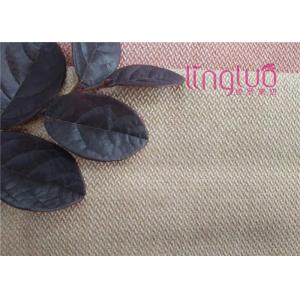 Sofa Cover Herringbone Linen Fabric No Harmful Chemicals ROHS Certification