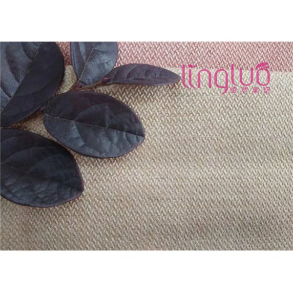 Sofa Cover Herringbone Linen Fabric No Harmful Chemicals ROHS Certification