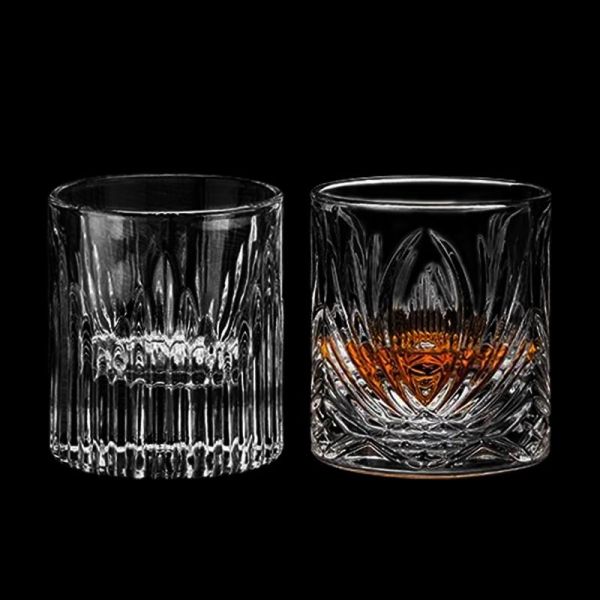 Tailor-Made Laser-Etched 6-16oz Crystal Whiskey Glasses|Wholesale for Wine Estates & Upscale Resorts