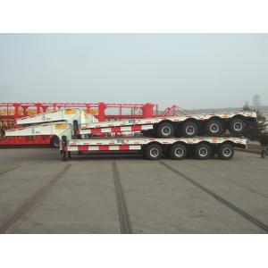 Quality 100ton Low loader semi trailer 4 axles wholesale