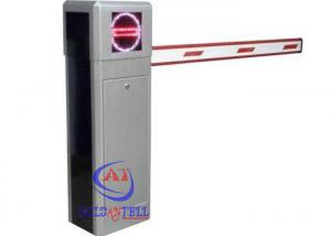 China Red Greed LED Light Security Boom Gates , Popular Traffic Vehicle Control Drop Arm Barrier on sale