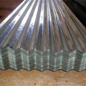 China Corrugated Zinc GI Galvanized Steel Sheet Metal Roofing Sheet 0.125mm-0.6mm on sale