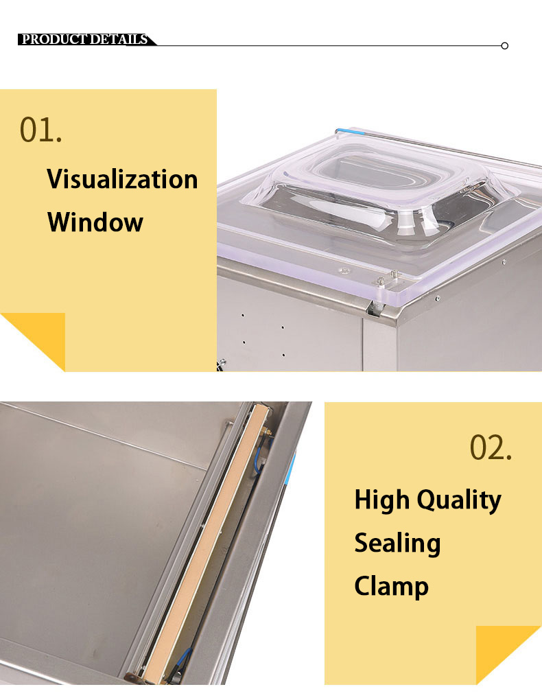DUOQI DZ-450 Vacuum Packing Machine for Electrical Control Seafood Food Packaging