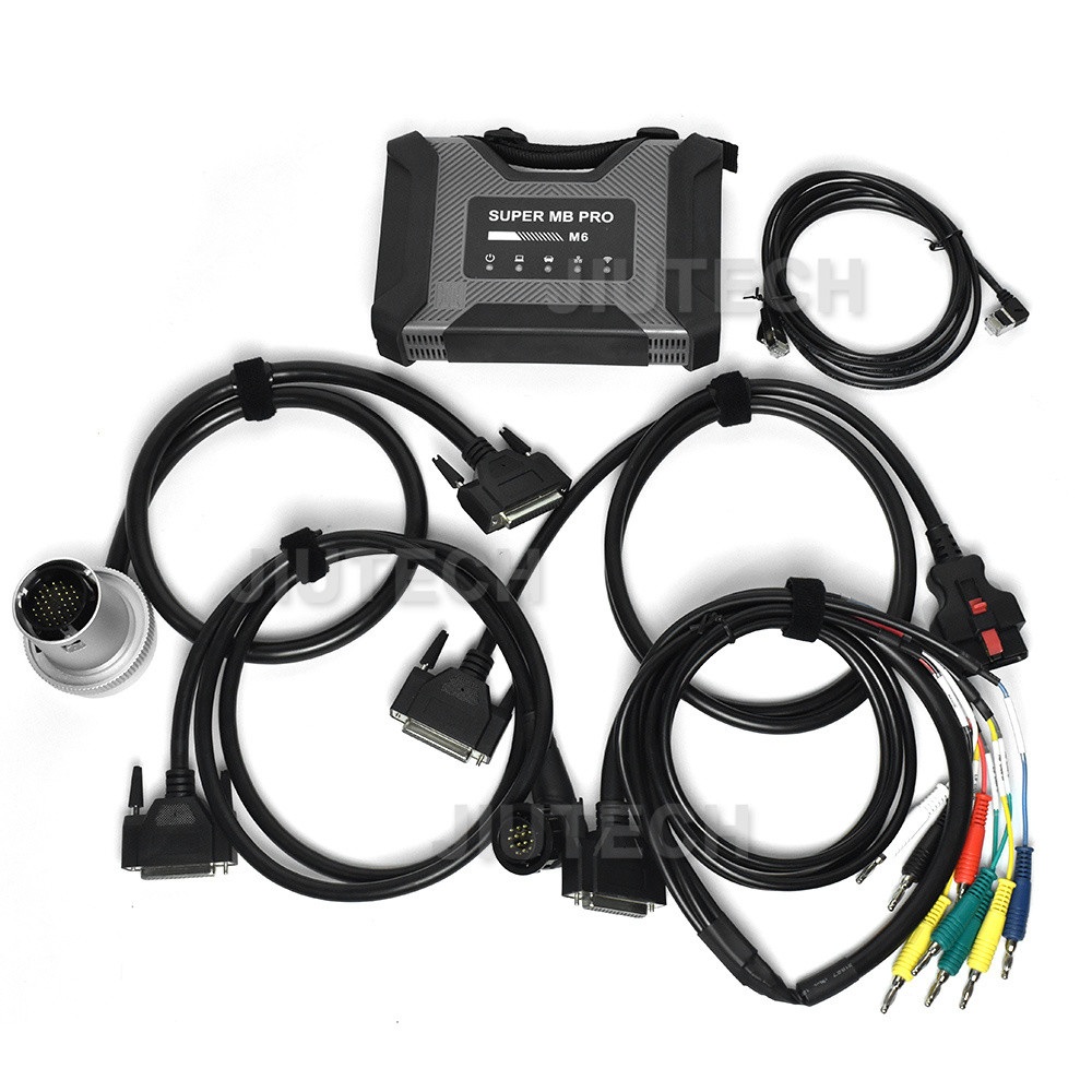 Super MB Pro M6 Wireless Star Car Diagnosis Tool Full Configuration Fit + Laptop CF19