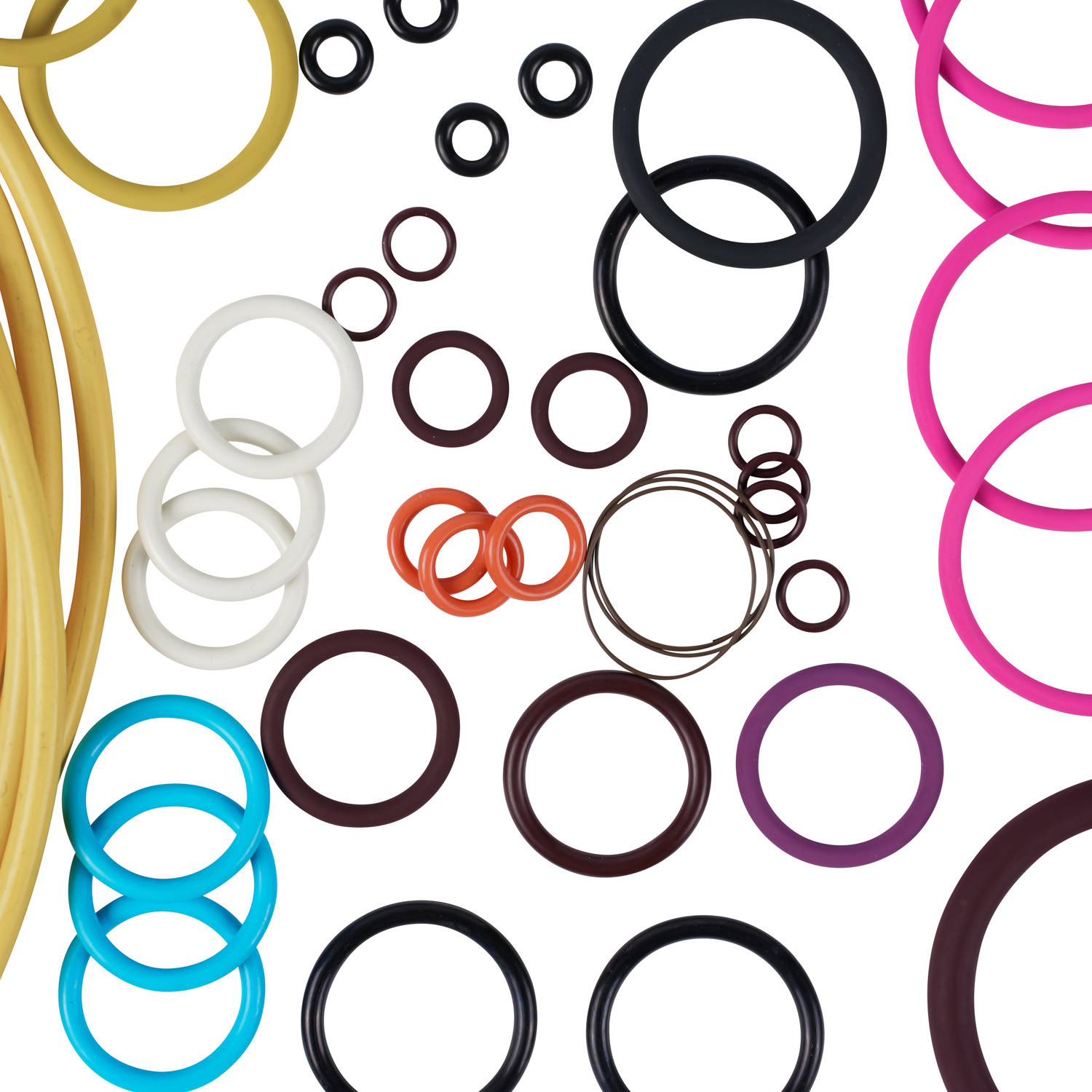 Custom Logo Rubber O Rings With High Tensile Strength And Custom Service