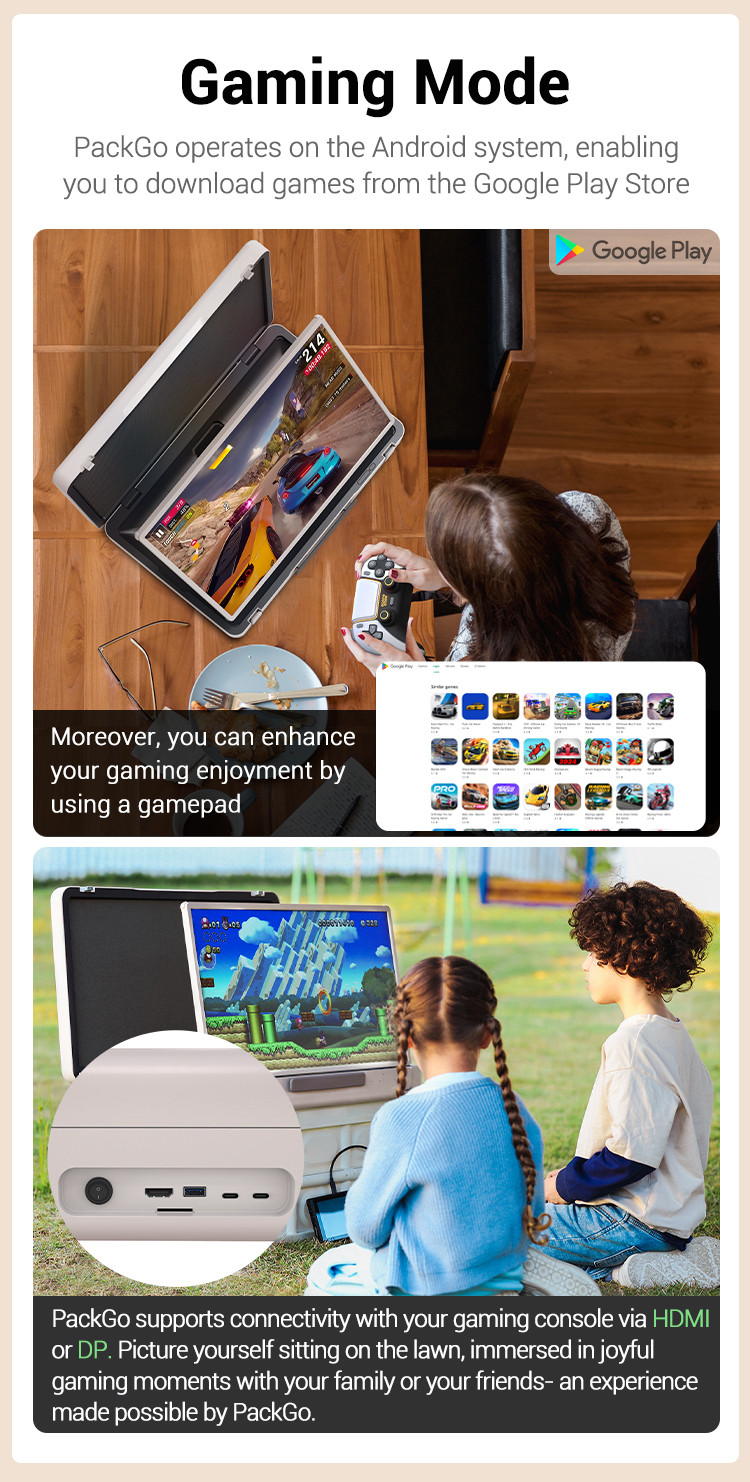 ELC PackGo Smart Tv Wifi Bluetooth 5.2 Smart Tv Portable Two Speakers Android Tablet