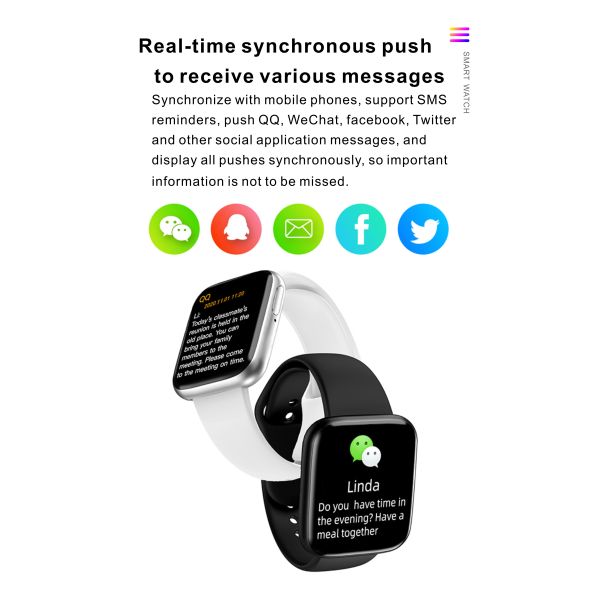 1.6Inch 180mAh Bluetooth Calling Smartwatch