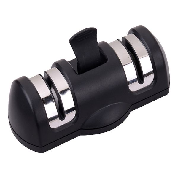 Two Stage Suction Cup Knife Sharpener For Ceramic Knives With Diamond Grinding Wheel