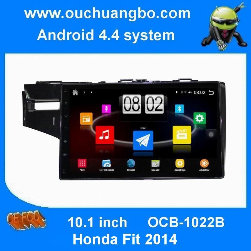 Ouchuangbo Android 4.4 Car PC Stereo video DVD Player for Honda Fit 2014 Supoort Quad Core 16G HD 800*480 free shipping