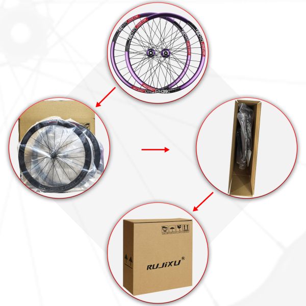 32H Customizable 26 Inch Disc Brake Wheelset 32 Spoke Count Aluminium Alloy