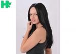 Natural Black Skin Hairline Long Straight Hair Wigs Russian Style Synthetic Wig