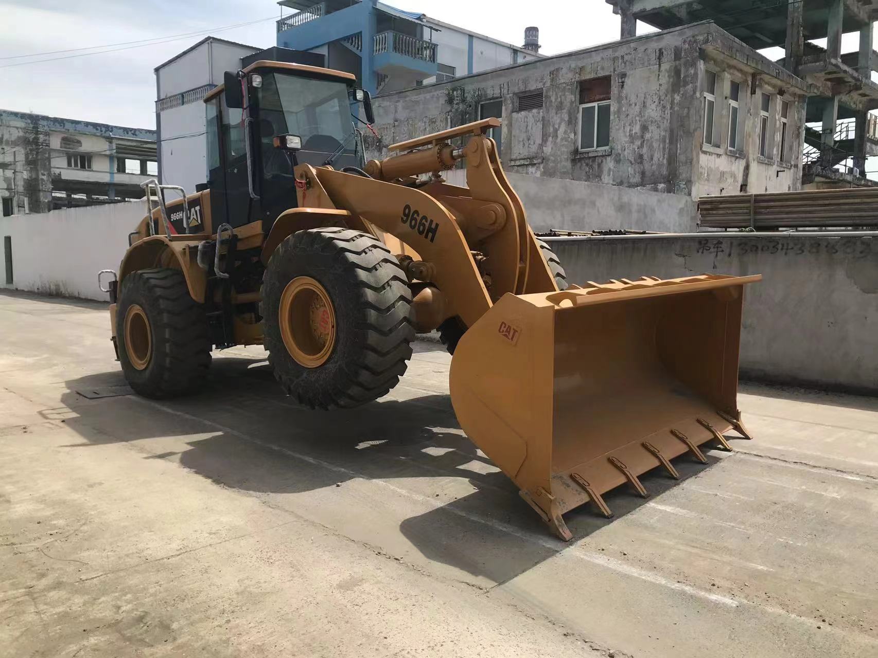 9TON Operating Weight Used Caterpillar 966H 966F Wheel Loader in Good Condition